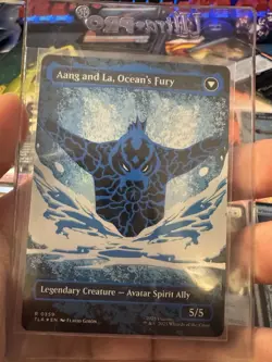 Aang, Swift Savior (Borderless) (Neon Ink Foil) Avatar: The Last Airbender Foil - Image 2