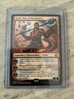 x1 Koth, Fire of Resistance - Phyrexia: All Will Be One - NM - MTG - Image 1