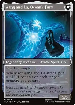 Aang, Swift Savior NM RARE MTG Avatar: The Last Airbender White Blue Avatar Ally - Image 2