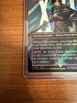 Clive, Ifrit's Dominant (Borderless) (Surge Foil) (0530) Final Fantasy Foil - Image 4