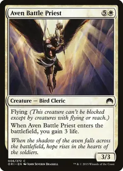 [MTG] Aven Battle Priest (006) (ORI) LP-HP - Image 1