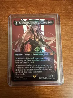 Sephiroth, Fabled SOLDIER (0382) (Borderless) Final Fantasy Foil - Image 1