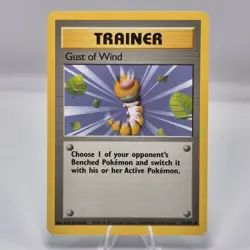 Gust of Wind 93/102 Common Base Set WOTC 1999 Pokemon Card - NM - Image 1