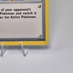 Gust of Wind 93/102 Common Base Set 2000 Pokemon Card - NM - Image 4