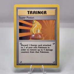 Super Potion 90/102 - Base Set Trainer Pokemon Card - 2000 Near Mint - NM - Image 1