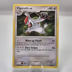 Vigoroth 68/123 - Uncommon - Mysterious Treasures Pokemon Card - NM - Image 1