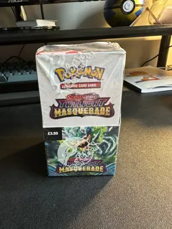 Pokemon TCG Twilight Masquerade Half Booster Display Box 18 Packs New Sealed - Image 2
