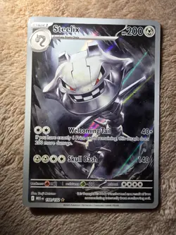Steelix 150/132 Illustration Rare Pokemon TCG Mega Evolution - Image 2