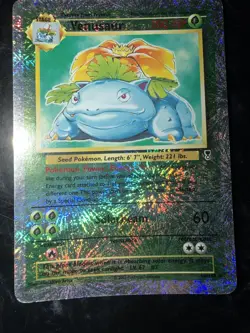 2002 Pokemon Legendary Collection Venusaur Reverse Holo Foil 18/110 - HP Damage - Image 1