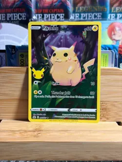 PIKACHU 005/025 Celebrations (25th Anniversary) Holo Pokemon TCG NM - Image 1