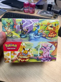 Pokemon Mini Tin Display Prismatic Evolution English NEU & OVP - Image 1