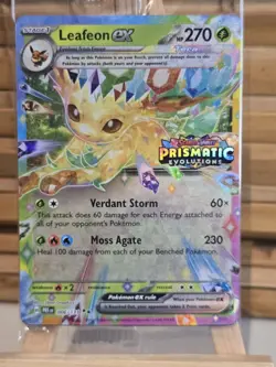 Leafeon EX (Stamped Promo) 006/131 - PRE EN Prismatic Surprise Box - SEALED - Image 1
