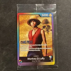 Monkey D. Luffy RAINBOW LIVE ACTION Battle Pack Promo One Piece TCG SEALED - Image 1