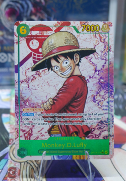2025 One Piece TCG Carrying On His Will Monkey.D.Luffy Alt Art OP13-118 SEC - NM - Image 1