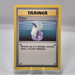 Potion - 94/102 - Common - 2000 Edition, English Pokemon Card Base Set NM - Image 1