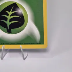 Grass Energy 99/102 - Base Set Vintage 2000 - Common Pokemon Card NM - Image 4