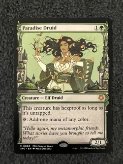 Magic The Gathering MTG - Paradise Druid (Showcase) - Special Guests - Image 1