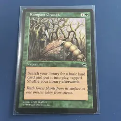 Rampant Growth - Tempest - LP - MTG Magic - Common - Green Sorcery - Image 1
