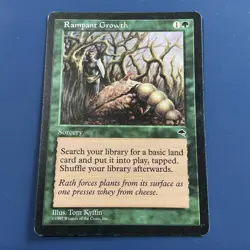 Rampant Growth - Tempest - LP - MTG Magic - Common - Green Sorcery - Image 2