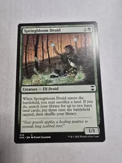 Springbloom Druid Commander: Kaldheim Regular - Image 1