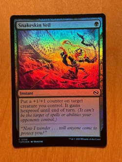 Magic the Gathering MTG Snakeskin Veil Foil Tarkir Dragonstorm NM - Image 1