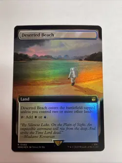 Deserted Beach (Extended Art) Universes Beyond: Doctor Who Foil #488 Rare - Image 1