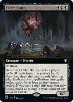 Elder Brain - Foil - Extended Art x1 NM Magic the Gathering 1x Commander Legends - Image 1