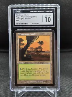 MTG Onslaught Windswept Heath 328/350 CGC Gem Mint 10 - Image 1