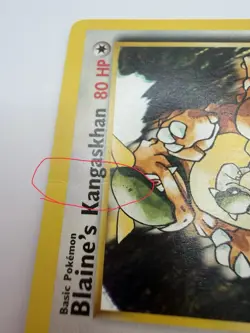 Pokemon Blaine's Kangaskhan Gym Heroes 1st Edition 36/132 Rare 80 HP - Image 5