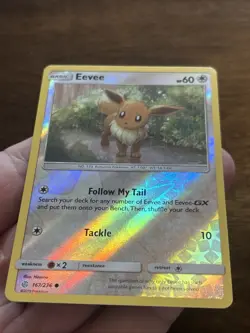 Eevee 167/236 Reverse Holo Sun & Moon SM Cosmic Eclipse Set Pokemon Card - NM a - Image 2