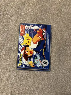 Pokemon The First Movie Poketrivia Promo Card #111 Rhyhorn Non Holo Movie Scene! - Image 2