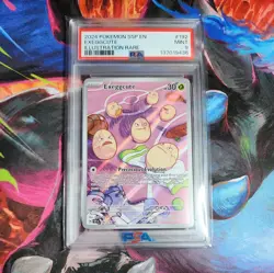 2024 Pokemon Exeggcute Illustration Rare Surging Sparks 192/191 PSA 9 MINT - Image 1
