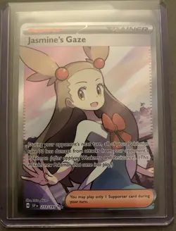 Pokemon TCG - Jasmine’s Gaze 233/191 Surging Sparks Ultra Rare English Holo - Image 1