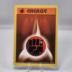 Fighting Energy - 97/102 - Common - 1999 Edition, English Pokemon Base Set NM - Image 1