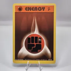 Fighting Energy - 125/130 - Common - 2000 Edition, English Pokemon Base Set 2 NM - Image 1