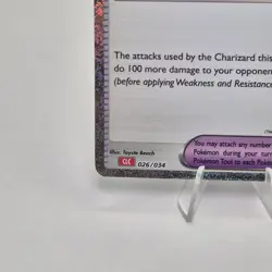 Scorching Charcoal 026/034 CLC Holo - Pokemon TCG Classic: Charizard & Ho-Oh NM - Image 5