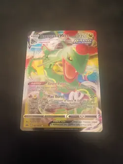 Pokemon TCG Rayquaza VMAX Crown Zenith Holo Ultra Rare Card 101/159 Nm - Image 2