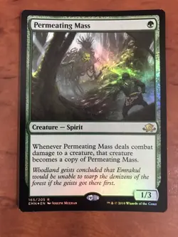 Permeating Mass Foil MTG Magic the Gathering Card NM Near Mint Eldritch Moon EMN - Image 1