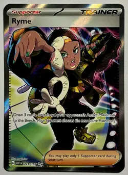 Ryme 221/197 (NM) IR Scarlet & Violet: Obsidian Flames 2023 Pokemon Card - Image 1