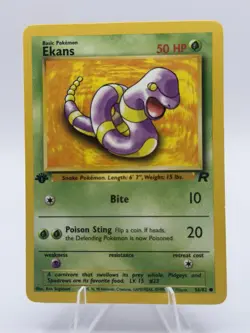 Pokemon Ekans Team Rocket 1st Edition 56/82 Common Regular 50 HP Card - Image 1