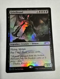 Magic the Gathering Griselbrand 1/1 (Grand Prix Promos) FOIL - Image 1