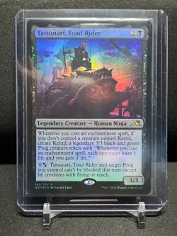 Tatsunari, Toad Rider - Foil - Magic MTG 2022 Neon Dynasty LP - Image 1