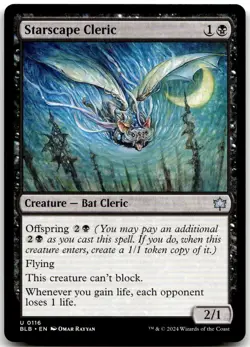 MTG Starscape Cleric U Bloomburrow 116 LP - Image 1