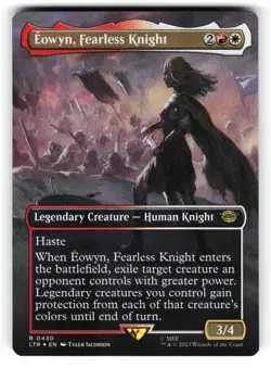 Eowyn, Fearless Knight (Borderless) #430 (NM) (Foil) LTR MTG Magic - Image 1