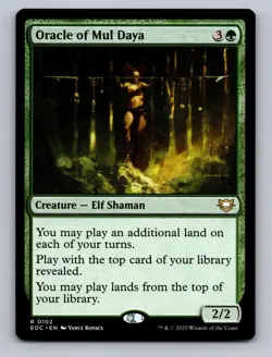 Oracle of Mul Daya R Commander: Edge of Eternities 102 NM - Image 1