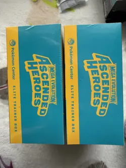 2 x Pokemon TCG Ascended Heroes Pokemon Center ETB IN HAND Sealed - Image 3