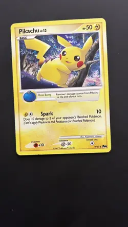 Pokemon Pikachu 009/017 Pop Series 6 Holo MP - Image 1