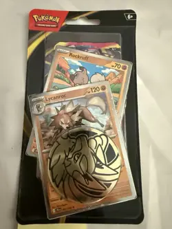 Set Of 2 Pokemon Mega Evolution Premium Checklane Blisters Lycanroc and Wailord - Image 4