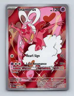 Enamorus 180 2024 Pokemon Twilight Masquerade Illustration Rare Card NM+ - Image 1