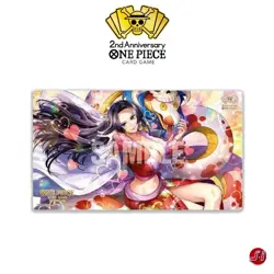 One Piece Chinese Card Game Exclusive 2nd Anniversary Boa Hancock Card Playmat - Image 1